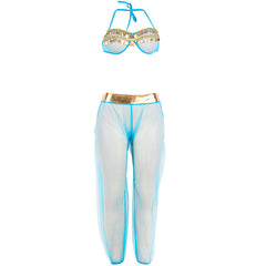 SUBBLIME - INDIAN STYLE BLUE LINGERIE SET S/M
