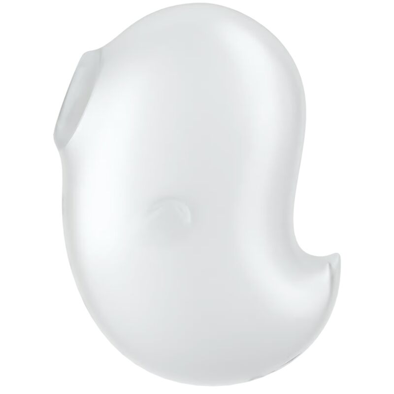 SATISFYER - CUTIE GHOST WHITE LAY-ON VIBRATOR