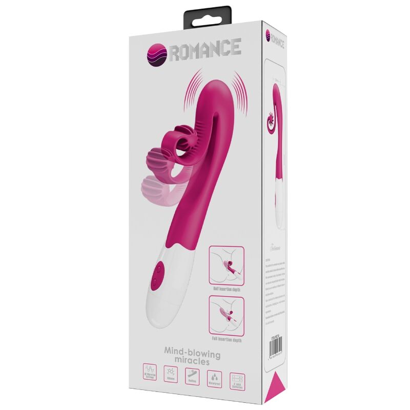 ROMANCE - 30 SPEEDS PINK VIBRATOR AND STIMULATOR