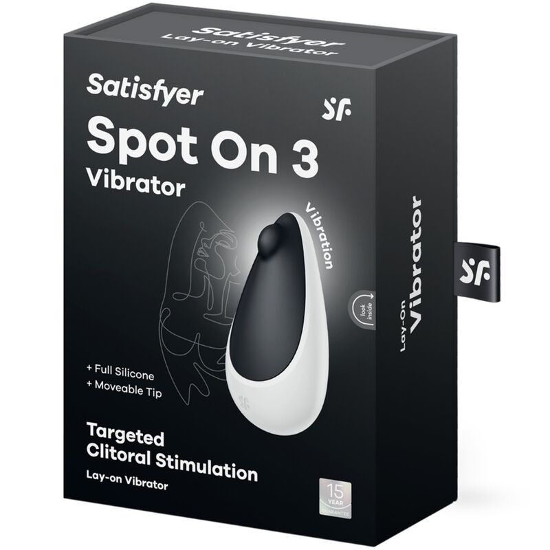 SATISFYER - SPOT ON 3 CLITORAL STIMULATOR BLACK