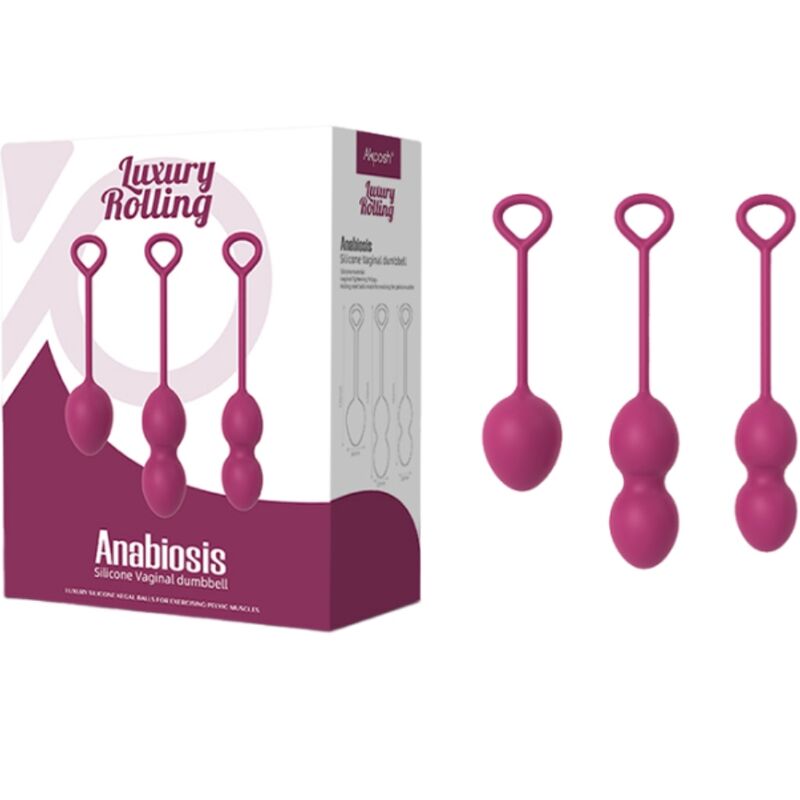 ARMONY - VAGINAL ANABIOSIS DUMBBELL 3 LEVELS BURGUNDY