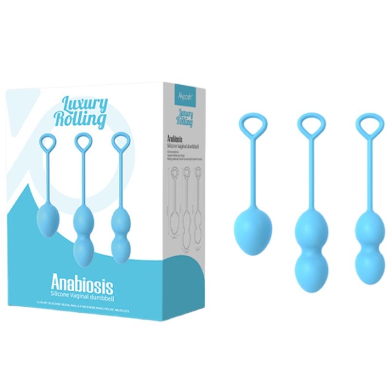 ARMONY - VAGINAL ANABIOSIS 3 LEVEL BLUE DUMBBELL