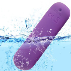 ARMONY - SPLASH JOIE BULLET SILICONE VIBRATOR REMOTE CONTROL 10 VIBRATIONS 75 X 19 CM PURPLE