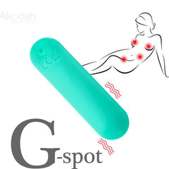 ARMONY - SPLASH JOIE BULLET SILICONE VIBRATOR REMOTE CONTROL 10 VIBRATIONS 75 X 19 CM GREEN