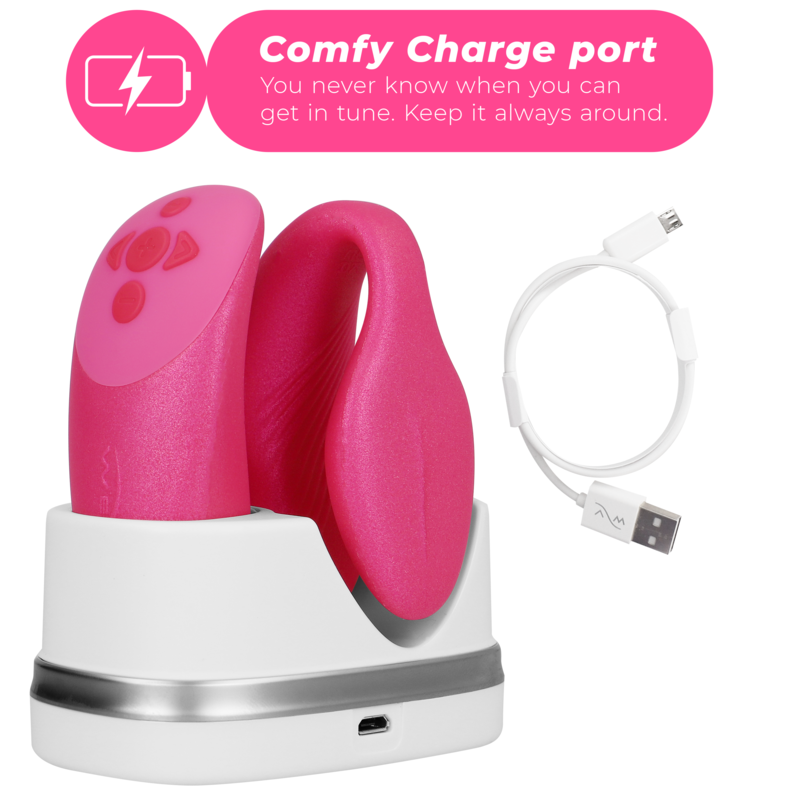 WE-VIBE - WE VIBE CHORUS VIBRATOR FOR COUPLES WITH SQUEEZE CONTROL PINK