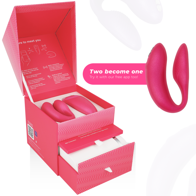 WE-VIBE - WE VIBE CHORUS VIBRATOR FOR COUPLES WITH SQUEEZE CONTROL PINK