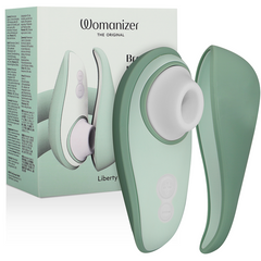 WOMANIZER - LIBERTY 2 CLITORAL STIMULATOR &amp; SUCKER LIGHT GREEN