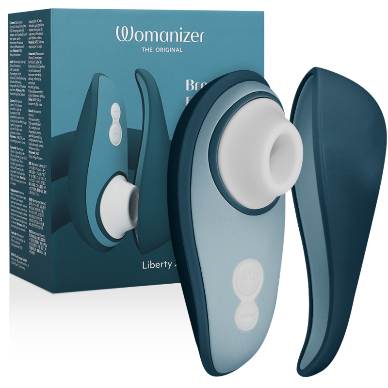 WOMANIZER - LIBERTY 2 CLITORAL STIMULATOR &amp; SUCKER LIGHT GREEN