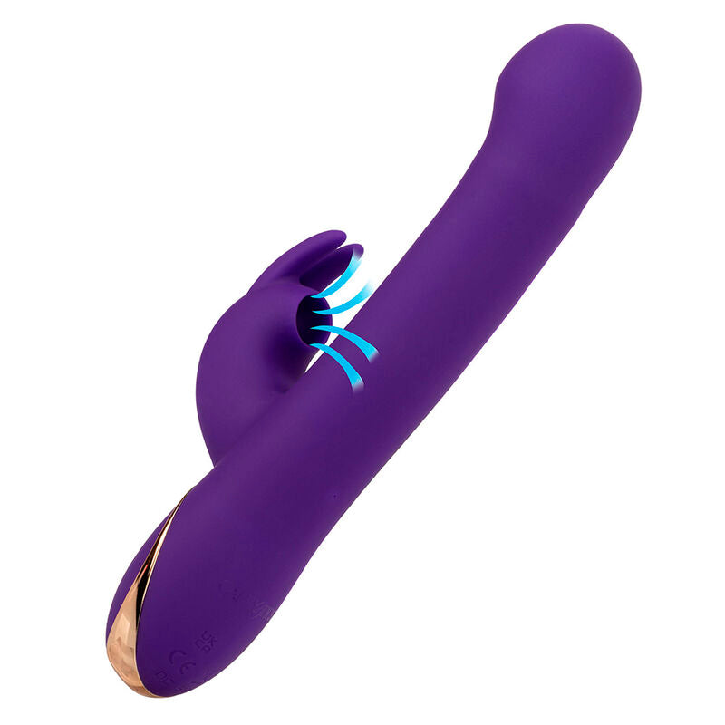 CALEXOTICS - JACK RABBIT VIBRATOR AND STIMULATOR 7 VIBRATIONS AND SUCTION MODE BLUE