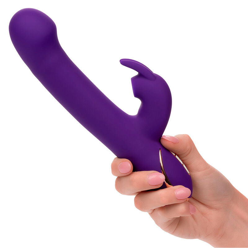 CALEXOTICS - JACK RABBIT VIBRATOR AND STIMULATOR 7 VIBRATIONS AND SUCTION MODE BLUE