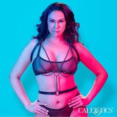 CALEXOTICS - EUPHORIA MULTICAIN HALTER HARNESS PREMIUM TAMANHO PLUS
