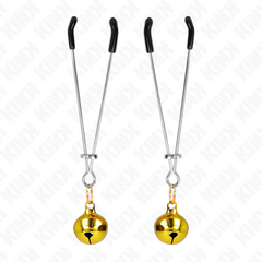KINK - PINÇAS DE BINO FINAS OURO 7 CM