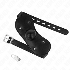 KINK - BALL GAG MOUTH MASK WITH ADJUSTABLE LOCK 42-60 CM