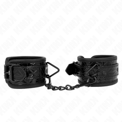 KINK - ADJUSTABLE BLACK DIAMOND PATTERN WRIST 17-26 CM X 5.5 CM