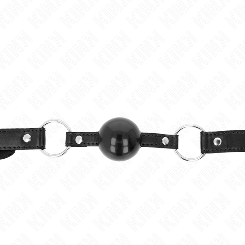 KINK - BLACK TPE BALL GAG 4 CM 60 x 2 CM