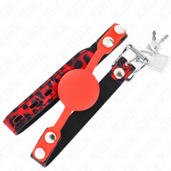 KINK - MODEL 2 SILICONE BALL 4 CM WITH LOCK 60 x 2 CM