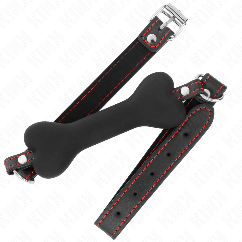 KINK - BLACK BONE GAG 12 CM 63 x 2 CM