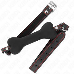 KINK - BLACK BONE GAG 12 CM 63 x 2 CM