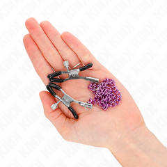 KINK - PURPLE CHAIN ​​CLIPS 30 CM