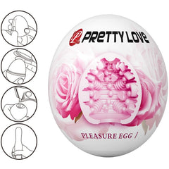 PRETTY LOVE - MASTURBADOR MASCULINO ROSA OVO