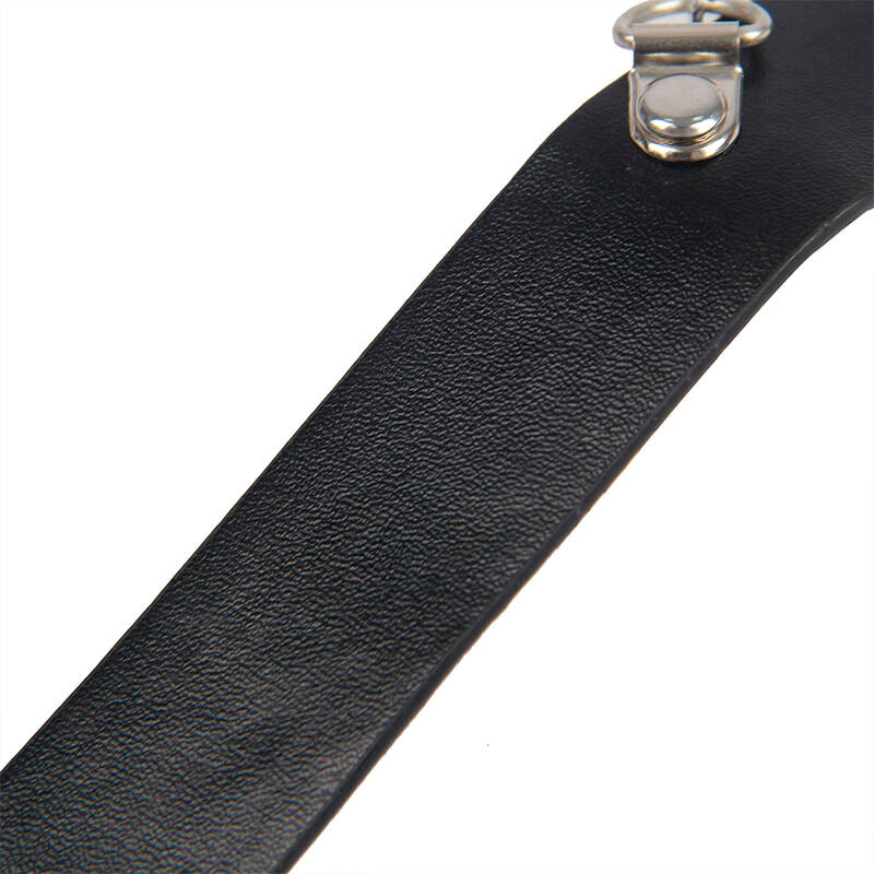 SUBBLIME - 953720 BONDAGE LEATHER STRAPS BREAST CLAMPS BLACK ONE SIZE