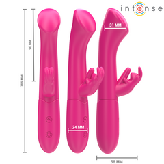 INTENSE - JULIET RABBIT VIBRATOR 18.6 CM 10 VIBRATIONS PINK