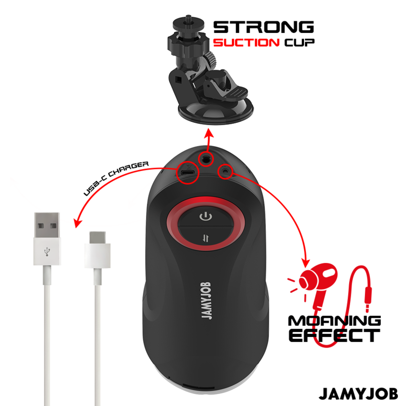 JAMYJOB - AUTOMATIC VAGINA MASTURBATOR BY GRAVITY 5 SUCTION MODES