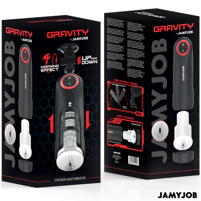 JAMYJOB - AUTOMATIC VAGINA MASTURBATOR BY GRAVITY 5 SUCTION MODES