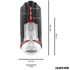 JAMYJOB - MEGABITE AUTOMATIC MASTURBATOR WITH 5 SUCTION AND VIBRATION MODES