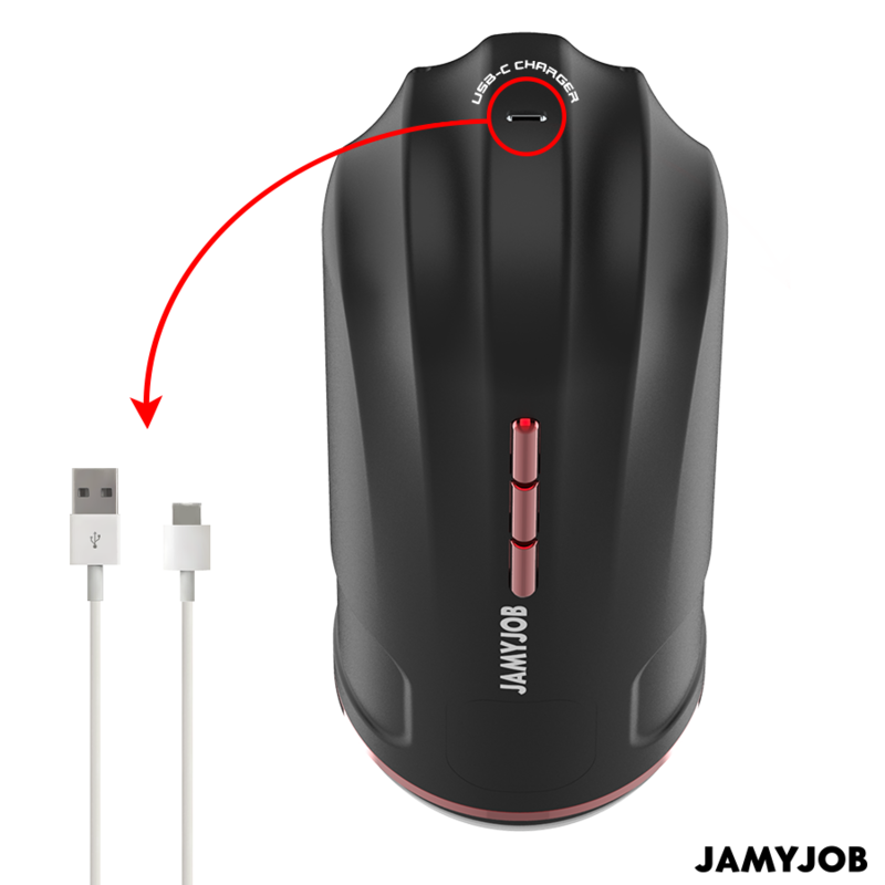 JAMYJOB - MEGABITE AUTOMATIC MASTURBATOR WITH 5 SUCTION AND VIBRATION MODES