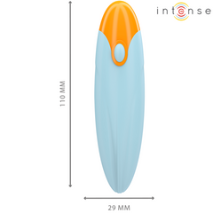 INTENSE - MIKE VIBRATING BULLET 10 VIBRAÇÕES CONTROLE REMOTO AZUL