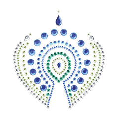 BIJOUX - INDISCRETS FLAMBOYANT AZUL E VERDE