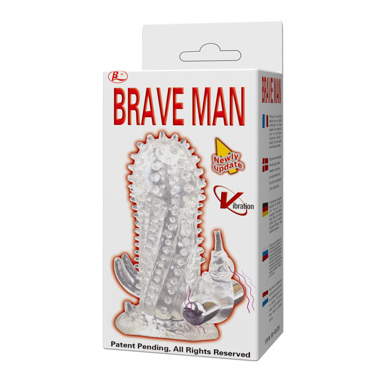 BAILE - BRAVE MAN RABBIT VIBRATOR EXTENDED PENIS 