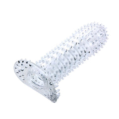 BAILE - PURPLE STIMULATING DOTS PENIS SHEATH 14 CM