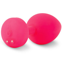 G-VIBE - FUNTOYS GPLUG LARGE NEON PINK RECHARGEABLE ANAL VIBRATOR 3.9 CM
