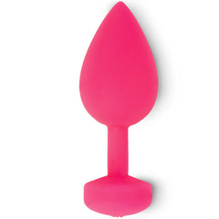 G-VIBE - FUNTOYS GPLUG LARGE NEON PINK RECHARGEABLE ANAL VIBRATOR 3.9 CM