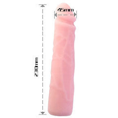 BAILE - DILDO DE SILICONE REALÍSTICO COM TOQUE DE PELE 23 CM