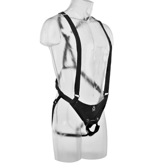 KING COCK - 30.5 CM HOLLOW STRAP-ON SUSPENSION SYSTEM - MEAT