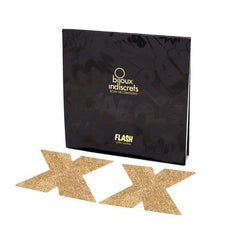 BIJOUX - INDISCRETS GOLD BICOFLASH COVERS