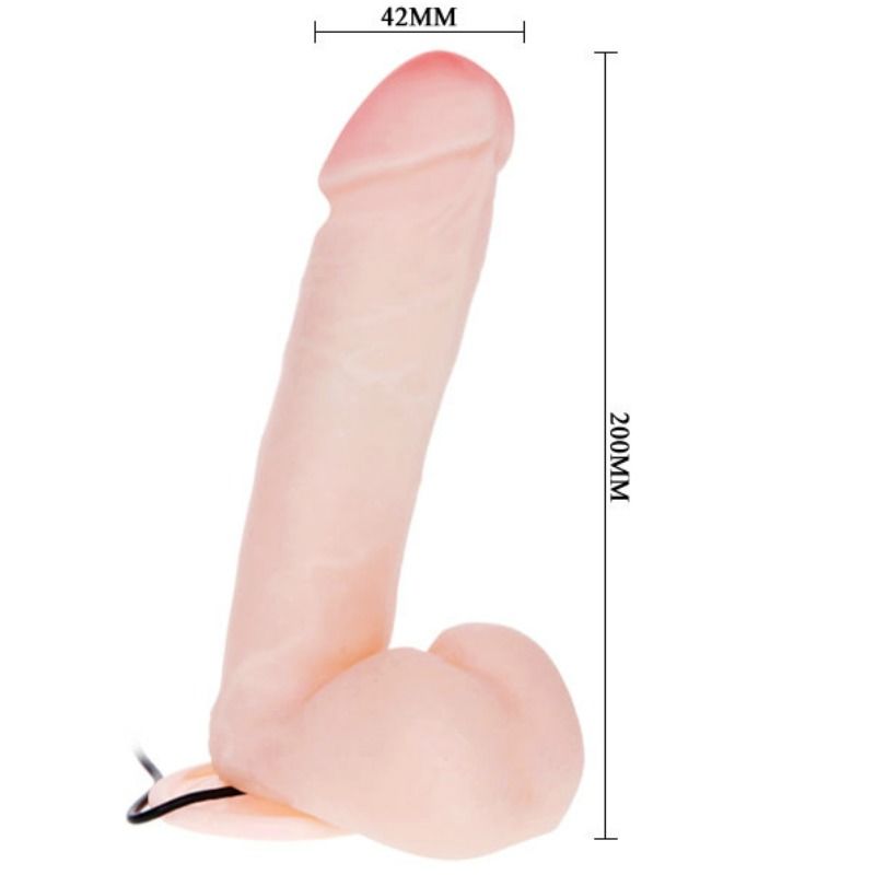 BAILE - REALISTIC VIBRATING DILDO 20 CM