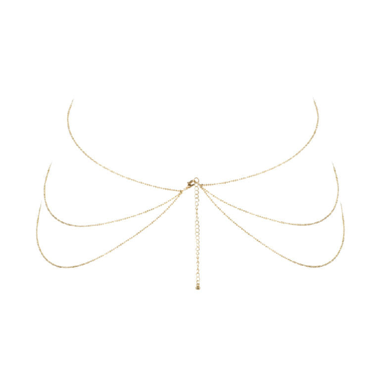 JEWELLERY - MAGNIFICENT METAL CHAINS FOR THE BODY 8 GOLD