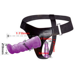 BAILE - LILAC GPOINT FEMALE ANAL AND VAGINAL HARNESS 17 CM