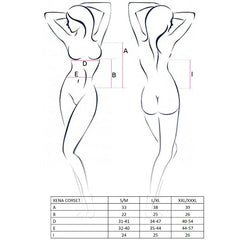 PASSION - MULHER XENA CORSET TAMANHO S/M