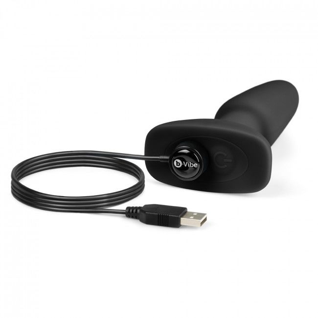 B-VIBE - RIMMING 2 REMOTE CONTROL ANAL PLUG BLACK