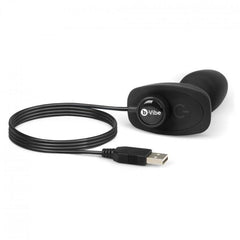 B-VIBE - REMOTE CONTROL ANAL PLUG RIMMING PETITE BLACK