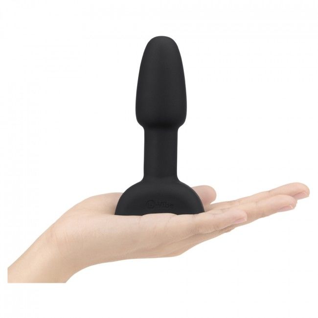 B-VIBE - REMOTE CONTROL ANAL PLUG RIMMING PETITE BLACK