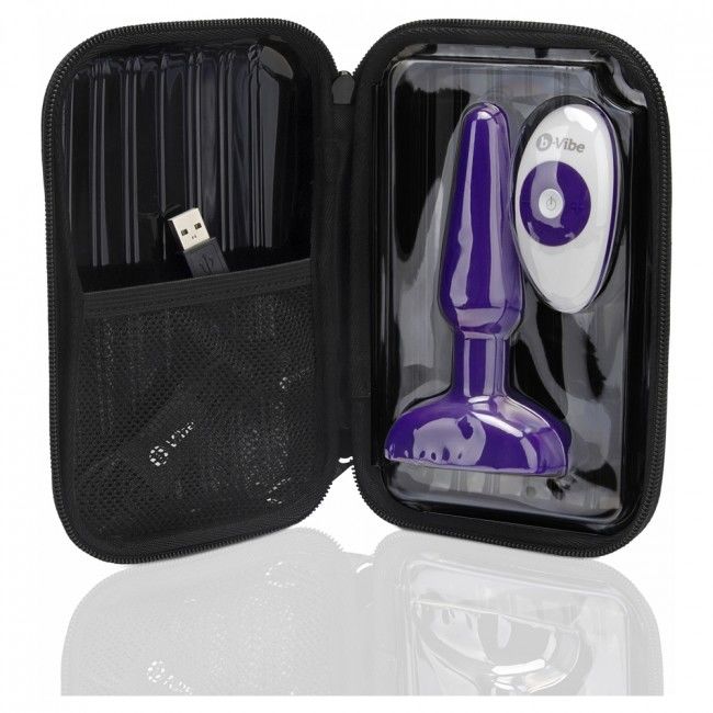 B-VIBE - PURPLE REMOTE CONTROL ANAL PLUG TRIO
