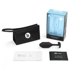 B-VIBE - ANAL PLUG SNUG 2 BLACK