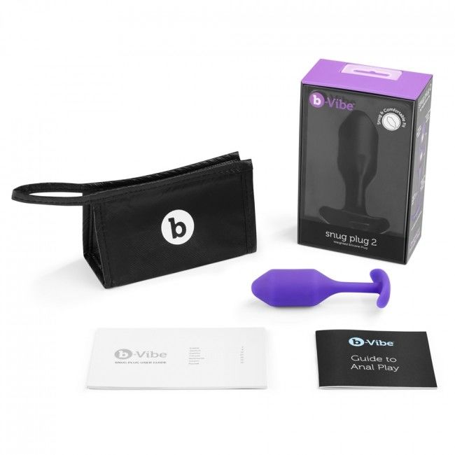 B-VIBE - ANAL PLUG SNUG 2 LILAC