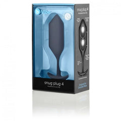 B-VIBE - ANAL PLUG SNUG 4 BLACK